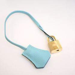 Pre Owned Hermes Bleu Atoll Togo Birkin 35