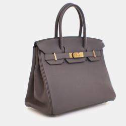 Pre Owned Hermes Etain Togo Birkin 30