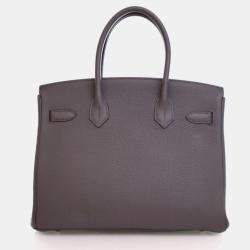 Pre Owned Hermes Etain Togo Birkin 30