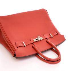 Pre Owned Hermes Rouge Tomate Togo Birkin 25