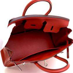 Pre Owned Hermes Rouge Tomate Togo Birkin 25