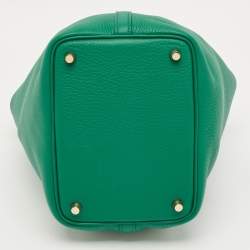 مملوكة مسبقًا Hermès Picotin 18 Vert Vertigo Taurillon Clemence Leather Bag