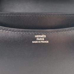 مملوكة مسبقًا حقيبة هيرمس كونستانس 18 ميني نوار بوكس كلوتيه