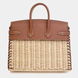 Pre Owned Hermes Gold Swift Picnic Birkin 25