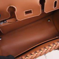 Pre Owned Hermes Gold Swift Picnic Birkin 25