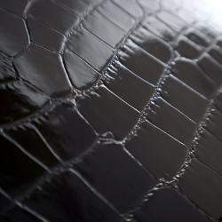 مملوكة مسبقًا حقيبة هيرمس كيلي سيليير 28 تمساح أسود نوار