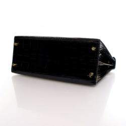 مملوكة مسبقًا حقيبة هيرمس كيلي سيليير 28 تمساح أسود نوار