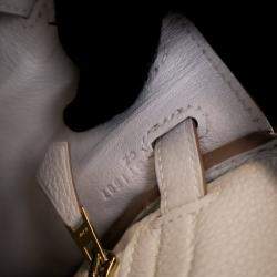 Pre Owned Hermes Gris Pale Togo Kelly 25