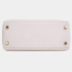 Pre Owned Hermes Gris Pale Togo Kelly 25