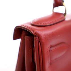 Pre Owned حقيبة هيرمس كيلي 28 جلد بوكس عتيق فيف رووج