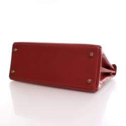 Pre Owned حقيبة هيرمس كيلي 28 جلد بوكس عتيق فيف رووج