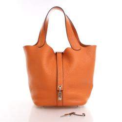 مملوكة مسبقًا حقيبة هيرمس بيكوتين لوك 18 برتقالي إتش كليمونس