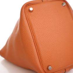 مملوكة مسبقًا حقيبة هيرمس بيكوتين لوك 18 برتقالي إتش كليمونس