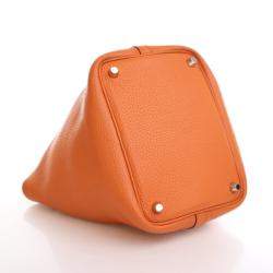 مملوكة مسبقًا حقيبة هيرمس بيكوتين لوك 18 برتقالي إتش كليمونس