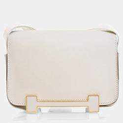 Pre Owned Hermes Mushroom Chevre Mysore Geta