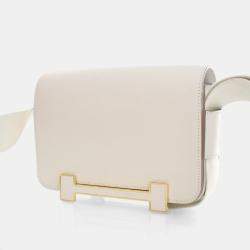 Pre Owned Hermes Mushroom Chevre Mysore Geta