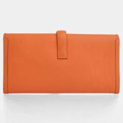 Pre Owned هيرمس جيجي إيلان 29 جلد سويفت برتقالي