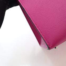 Pre Owned Hermes Rose Pourpre Epsom Sellier Kelly 28
