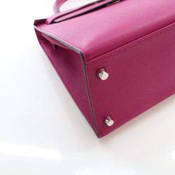 Pre Owned Hermes Rose Pourpre Epsom Sellier Kelly 28
