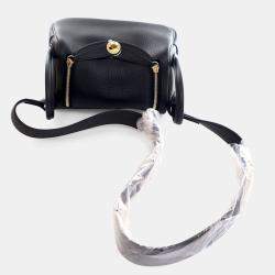 Pre Owned Hermes Noir Clemence Mini Lindy 20