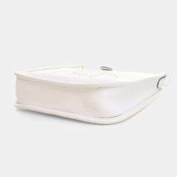 Pre Owned Hermes New White Clemence Evelyne TPM 16