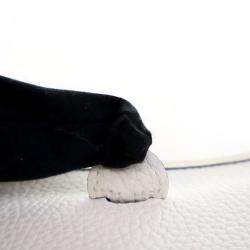 Pre Owned Hermes New White Clemence Evelyne TPM 16