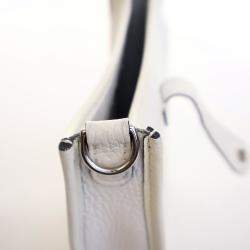Pre Owned Hermes New White Clemence Evelyne TPM 16
