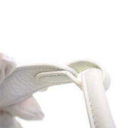 مملوكة مسبقًا Hermes New White Clemence Mini Lindy