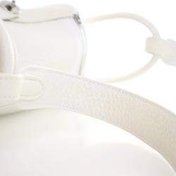 مملوكة م سبقًا Hermes New White Clemence Mini Lindy