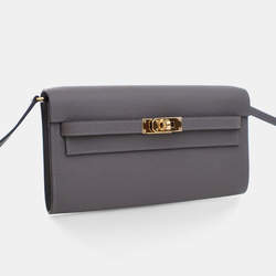 Pre Owned محفظة هيرمس كيلي غريز ماير إيبسوم تو غو