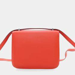 مملوكة مسبقًا حقيبة هيرميس كونستانس 18 ميني سويفت ماربل كابوسين