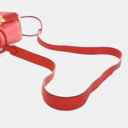 مملوكة مسبقًا Hermes Rouge De Coeur Clemence Mini Lindy 20