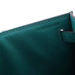 مملوكة مسبقًا Hermes Bleu Paon Swift Kelly Pochette