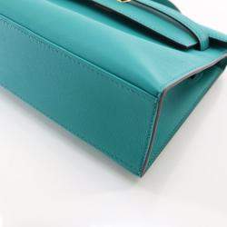 مملوكة مسبقًا Hermes Bleu Paon Swift Kelly Pochette