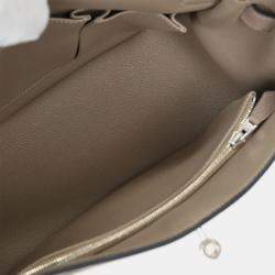 مملوكة مسبقًا Hermes Jypsiere 28  Gris Tourterelle Taurillon Clemence Shoulder Bag 