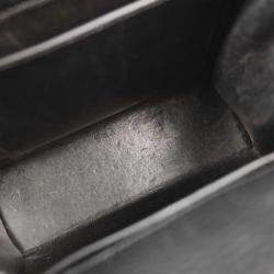 Pre Owned Hermes Kelly Sport PM Black Fjord Leather Shoulder Bag