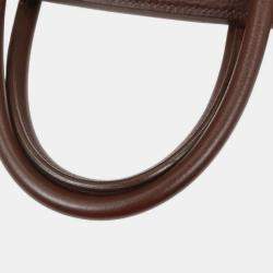 Pre Owned Hermes Birkin 40 Havane Taurillon Clemence Handbag