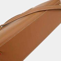 Pre Owned Hermes Kelly 32 Sellier  Natural Vache Handbag