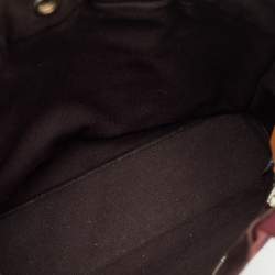 مملوكة مسبقًا حقيبة يد هيرمس فور تاهو بي إم قماش بورجوندي