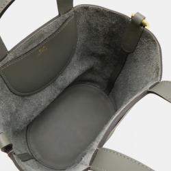 Pre Owned Hermes In The Loop 18 Grimayer Gray Taurillon Clemence Leather Handbag 