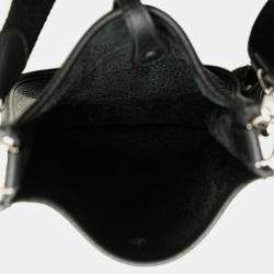 Pre Owned حقيبة هيرمس إيفيلين TPM كتف جلد تاوريون كليمونس لون أسود