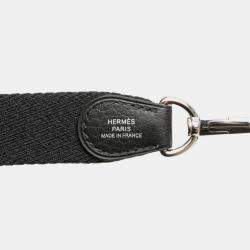 Pre Owned حقيبة هيرمس إيفيلين TPM كتف جلد تاوريون كليمونس لون أسود