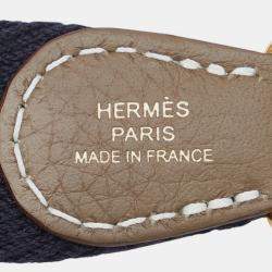 Pre Owned حقيبة هيرمس إيفلين تي بي إم كتف بني توغو إيتوب