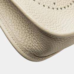 Pre Owned حقيبة هيرمس إيفلين تي بي إم كتف بيطون هيكل ذهبي جلد تورليون كليمنس