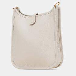 Pre Owned حقيبة هيرمس إيفلين تي بي إم كتف بيطون هيكل ذهبي جلد تورليون كليمنس