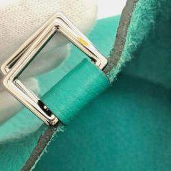 Pre Owned حقيبة هيرمس بيكوتين لوك إكلات دي جلد توريليون كليمونس لون أخضر فيرون كبير 22