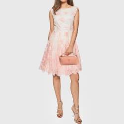 Pre Owned Hermes Bride-a-Brac Small Goyave Toile H Canvas Case