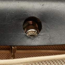 مملوكة مسبقًا Hermes 2in1 Herbag 31 Black/Natural Toile Canvas and Vache Hunter Bag