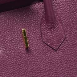 مملوكة مسبقًا حقيبة هيرمس بيركين 30 جلد توغو انيمور إكسسوار مطلي ذهبي