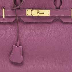 مملوكة مسبقًا حقيبة هيرمس بيركين 30 جلد توغو انيمور إكسسوار مطلي ذهبي